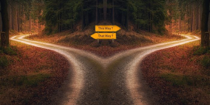 decision, path, signpost